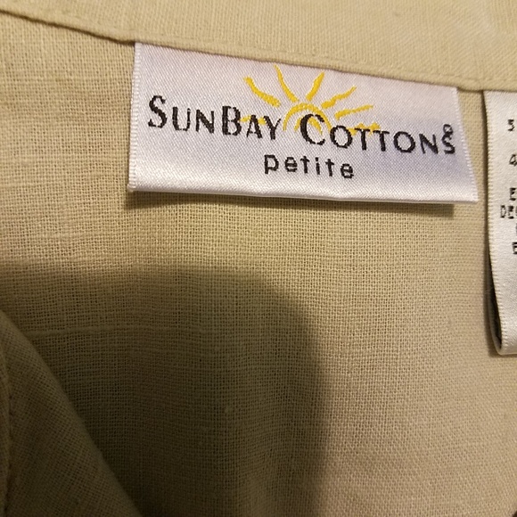 Sz ps, embossed embroidery 2 pc capri set - Picture 5 of 8